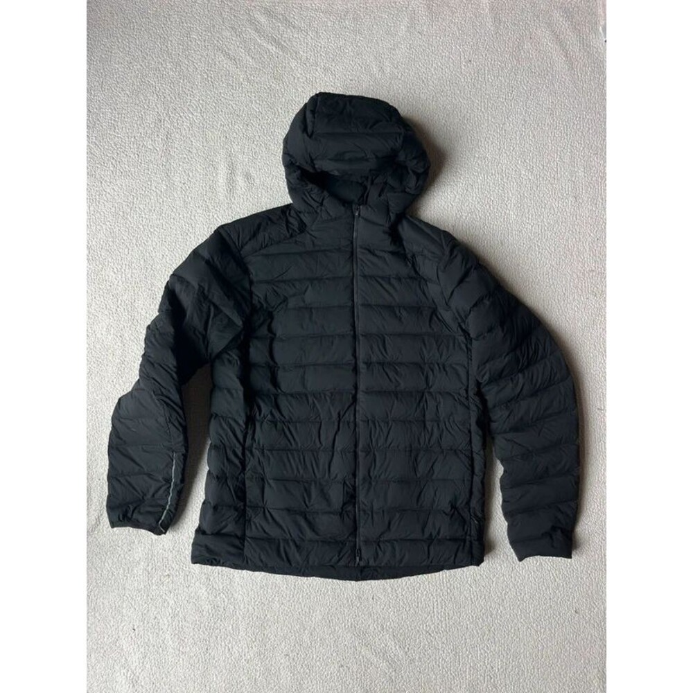 Lululemon Men’s Navigation Stretch Down Hoodie Jacket Large Black